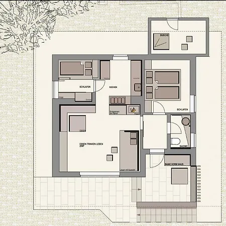 Semesterbostad Haus Im Wald